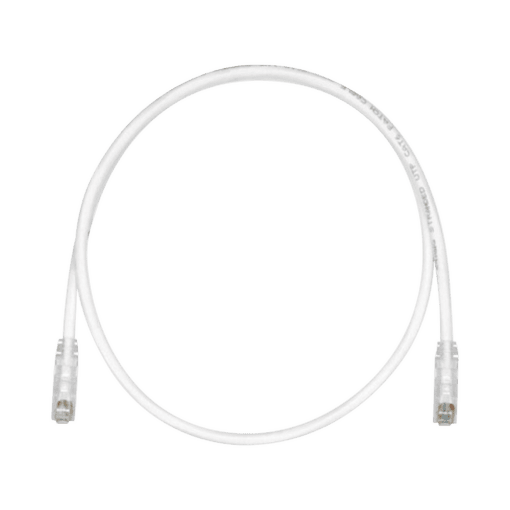 UTPSP0.5MY-PANDUIT-Cable de Parcheo TX6, UTP Cat6, 24 AWG, CM, Color Blanco Mate, 50 cm